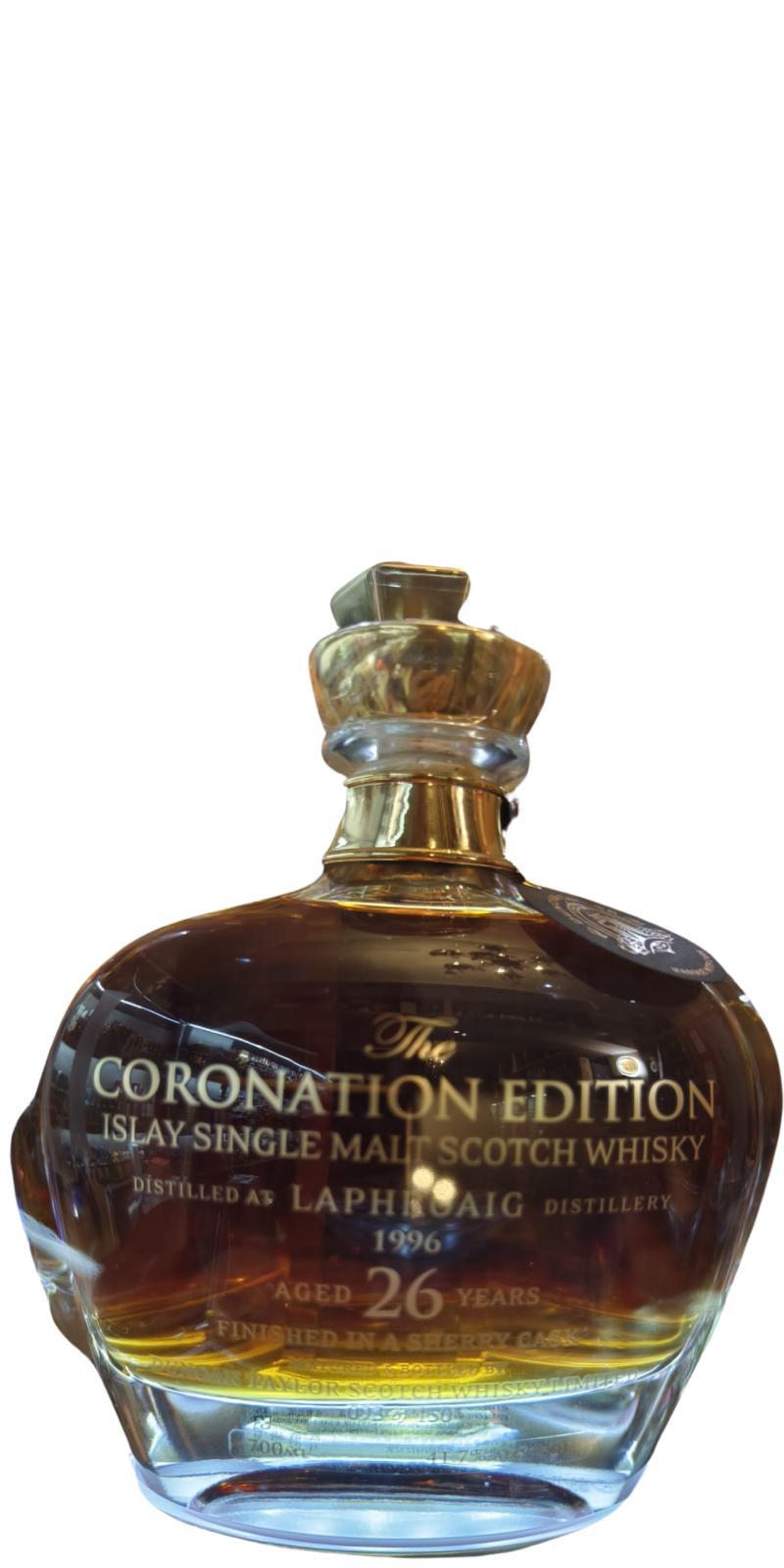 Laphroaig 1996 DT  The Coronation Edition