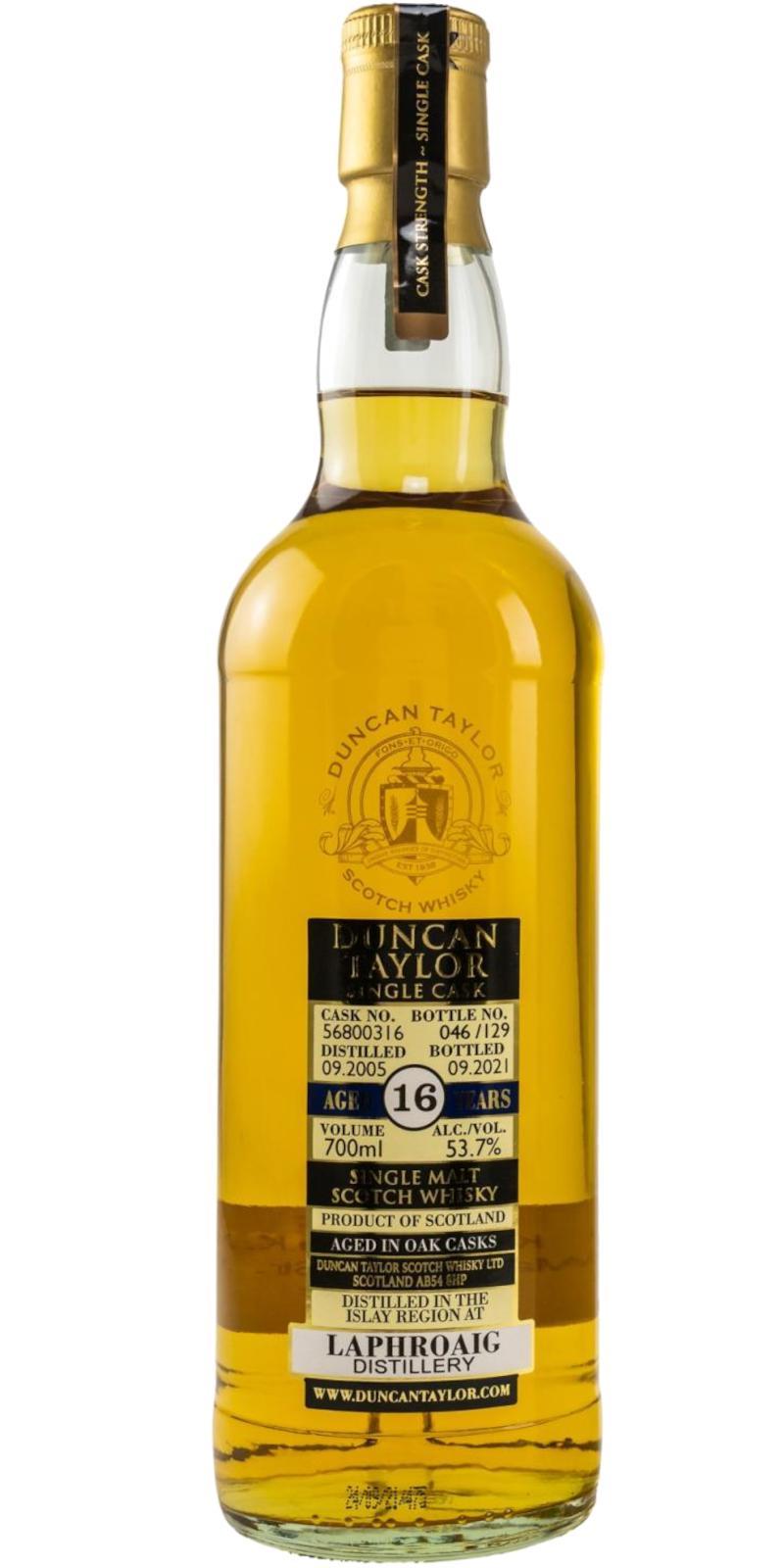Laphroaig 2005 DT  Single Cask