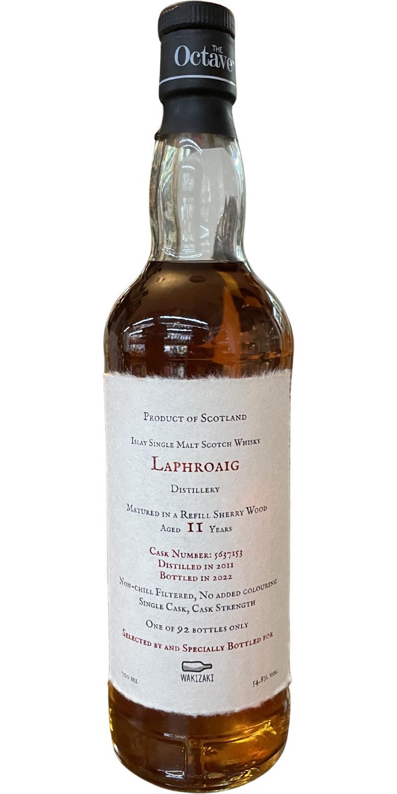 Laphroaig 2011 DT  The Octave