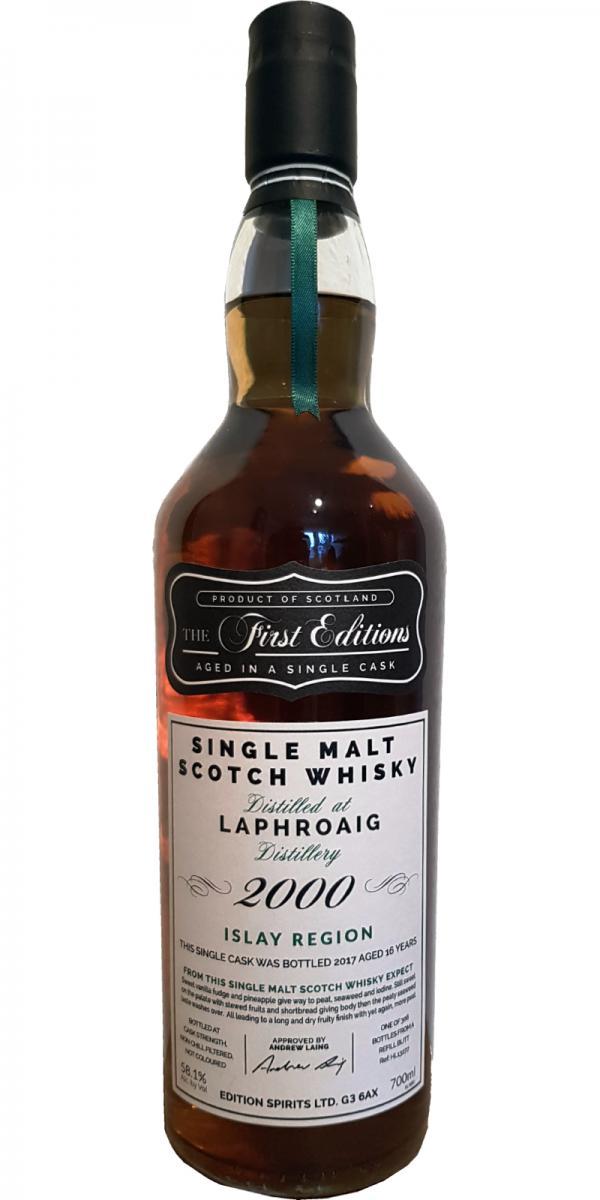 Laphroaig 2000 ED  The First Editions