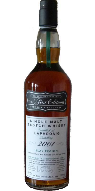 Laphroaig 2001 ED  The First Editions
