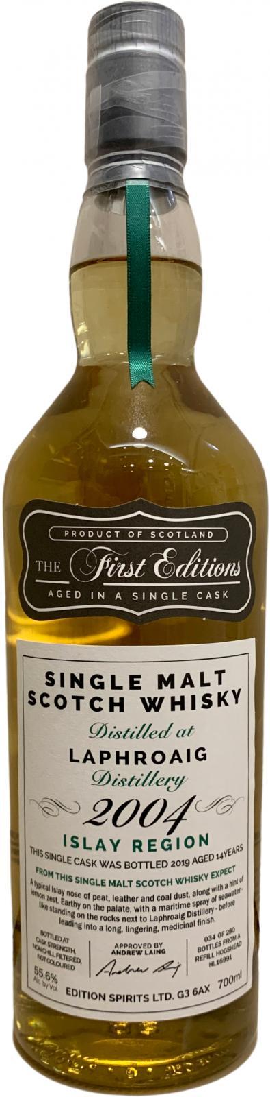 Laphroaig 2004 ED  The First Editions
