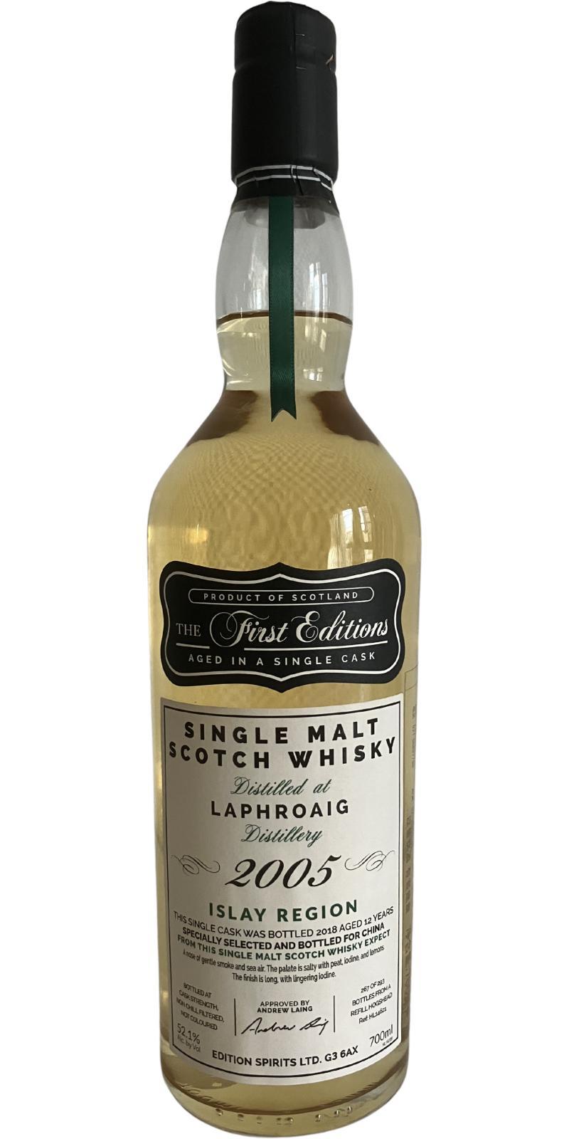 Laphroaig 2005 ED  The First Editions