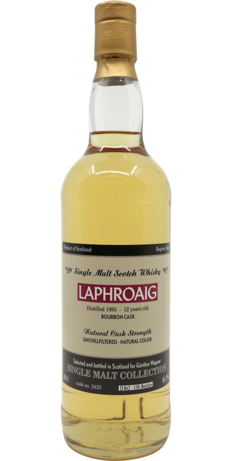 Laphroaig 1993 Wgn  Single Malt Collection