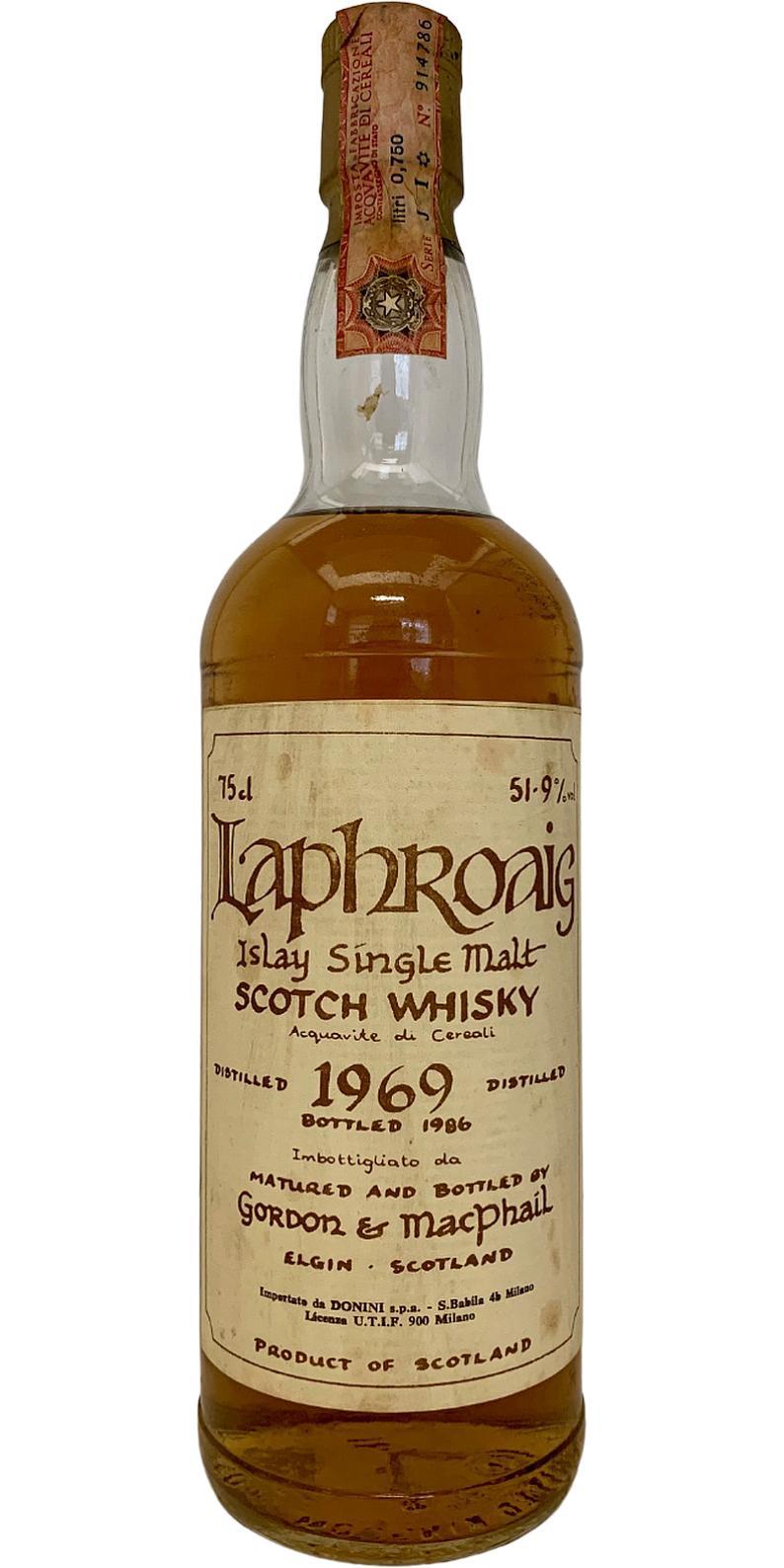 Laphroaig 1969 GM  Celtic Label