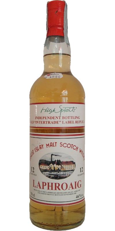 Laphroaig 1997 HSC  Old Intertrade Label Replica