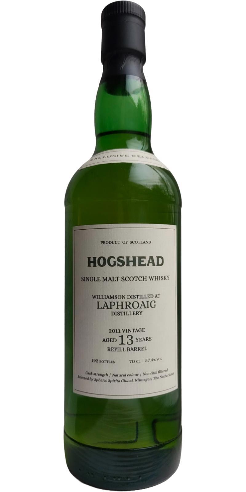 Laphroaig 2011 Hhd  Exclusive Release
