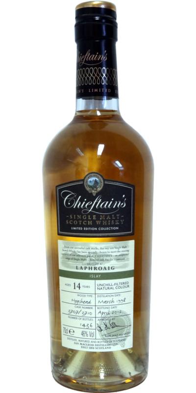 Laphroaig 1998 IM  Chieftain's