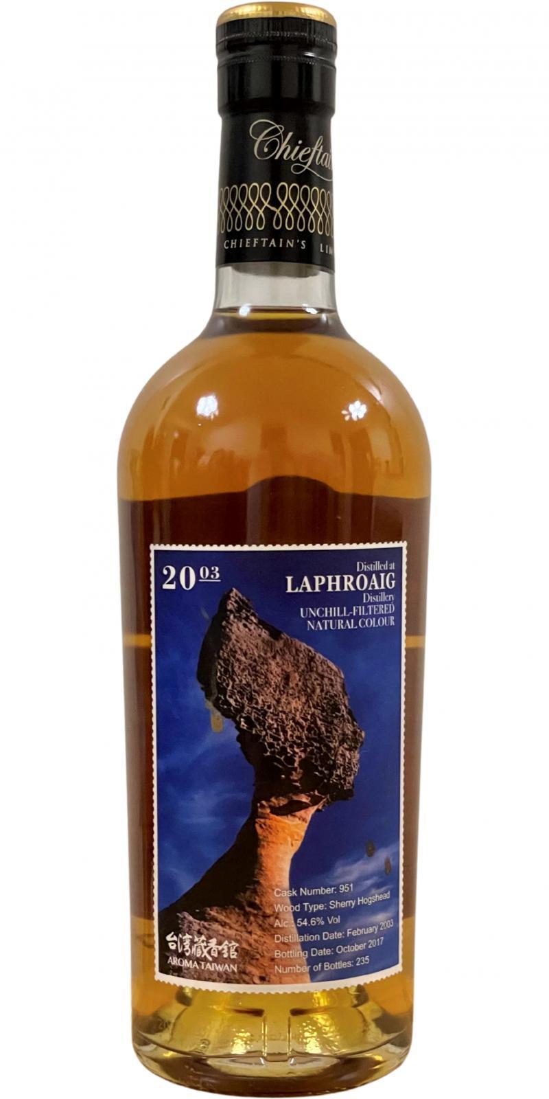 Laphroaig 2003 IM  Chieftain's