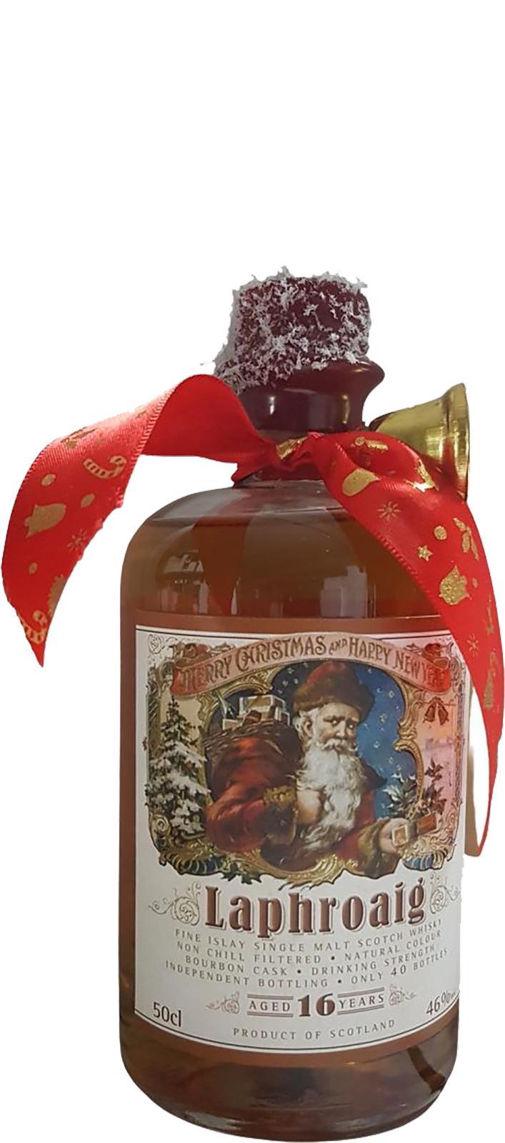 Laphroaig 16-year-old JW  Special Christmas Bottling