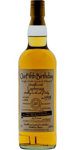 Laphroaig 1998 JB  Our 5th Birthday