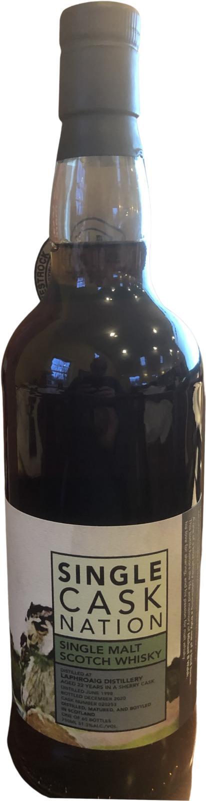 Laphroaig 1998 JWC  Single Cask Nation