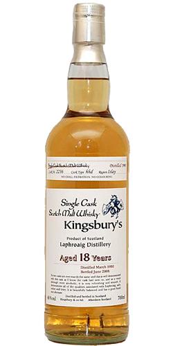 Laphroaig 1990 Kb  Single Cask