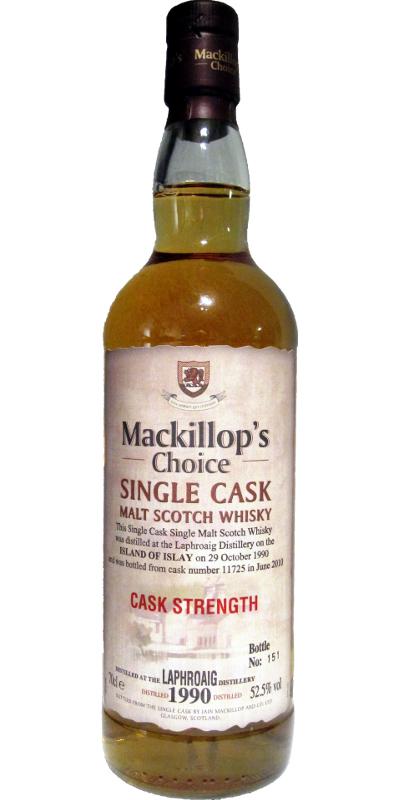 Laphroaig 1990 McC  Single Cask - Cask Strength