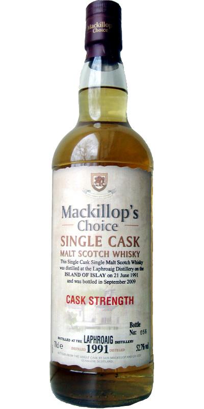 Laphroaig 1991 McC  Single Cask - Cask Strength