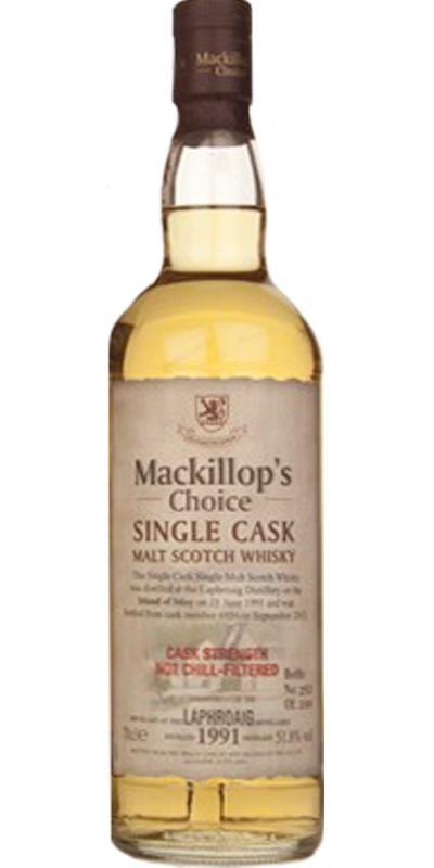 Laphroaig 1991 McC  Single Cask - Cask Strength