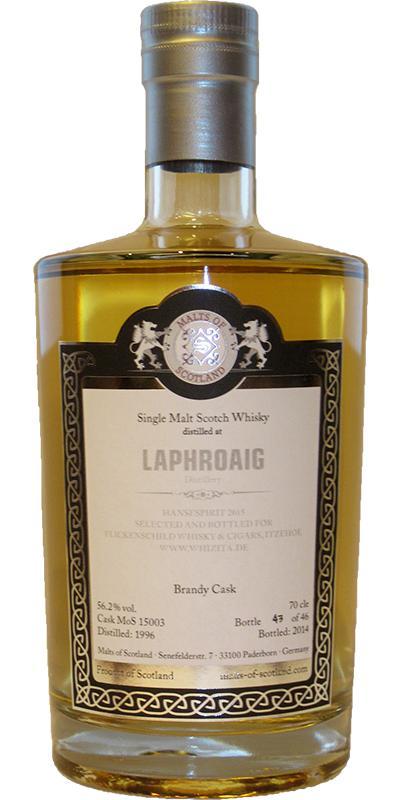 Laphroaig 1996 MoS  whizita Hanse Spirit 2015