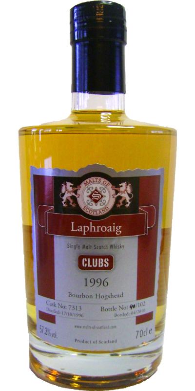 Laphroaig 1996 MoS  Clubs
