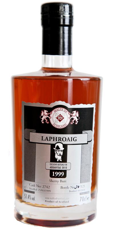 Laphroaig 1999 MoS  Exclusive bottling for Aquavitae