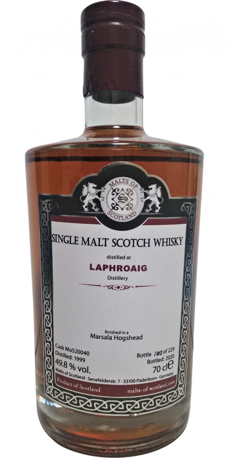 Laphroaig 1999 MoS