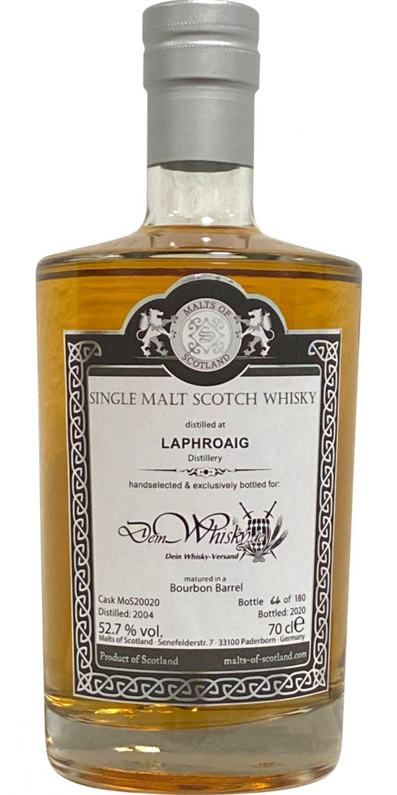 Laphroaig 2004 MoS