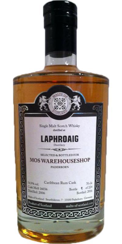 Laphroaig 2006 MoS  Warehouse Range