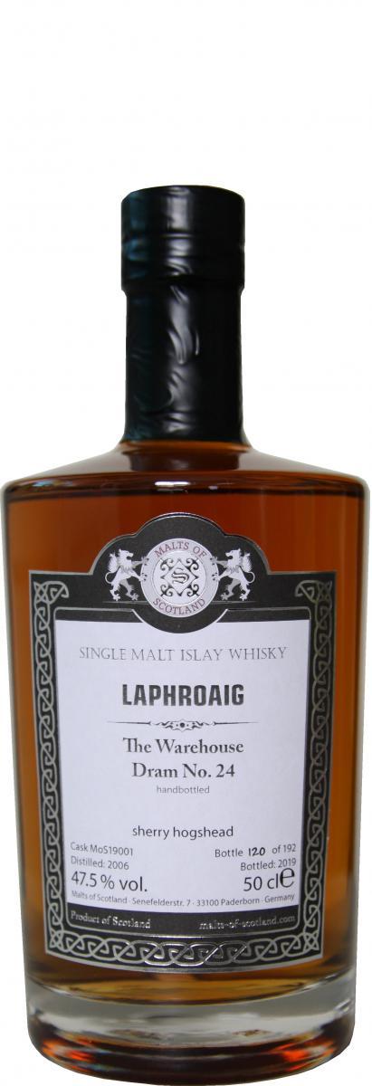 Laphroaig 2006 MoS  The Warehouse Dram No. 24
