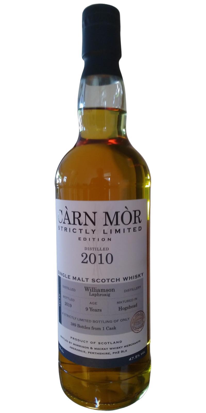 Laphroaig 2010 MMcK  Càrn Mòr Strictly Limited