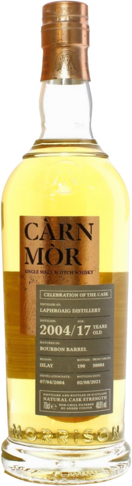 Laphroaig 2004 MSWD  Càrn Mòr Celebration of the Cask