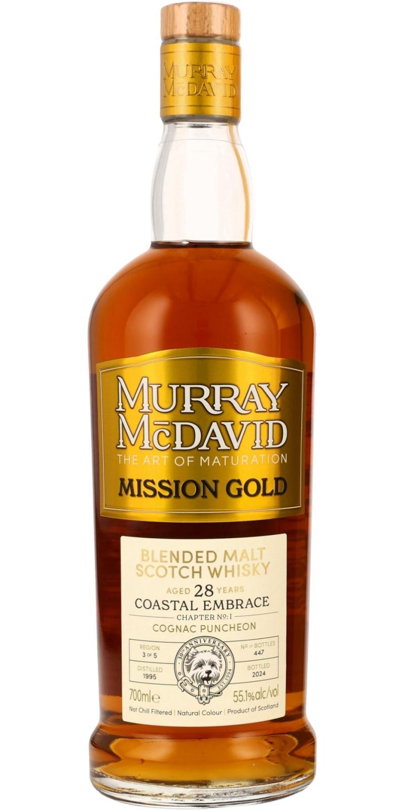 Blended Malt Scotch Whisky 1995 MM  Mission Gold - Coastal Embrace Chapter I