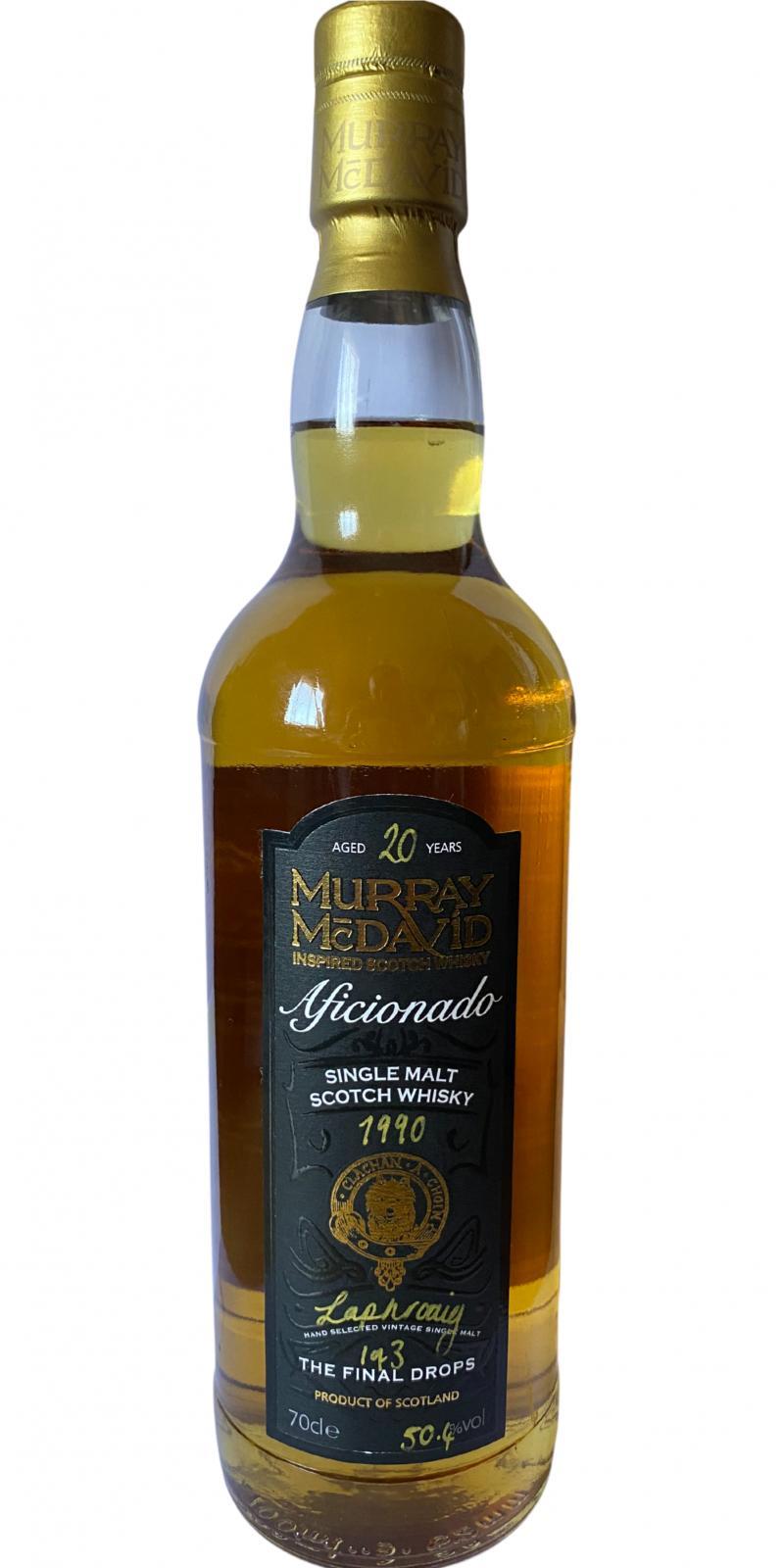 Laphroaig 1990 MM  Aficionado