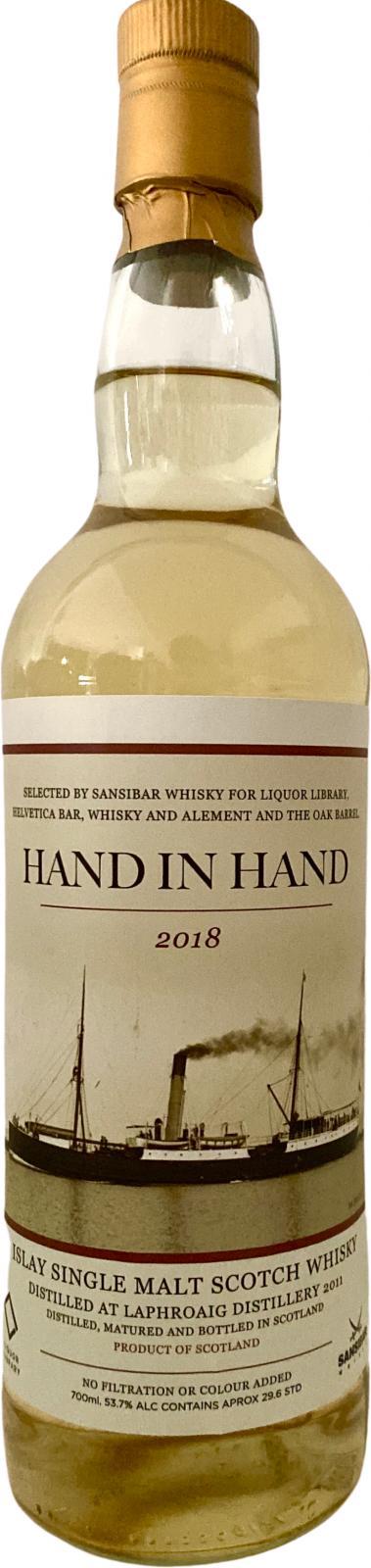 Laphroaig 2011 Sb  Hand-In-Hand