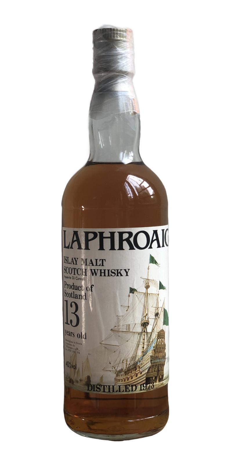 Laphroaig 1973 Ses  Ship Label - Cork Stopper
