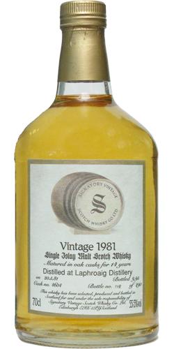 Laphroaig 1981 SV  Vintage Collection - Dumpy