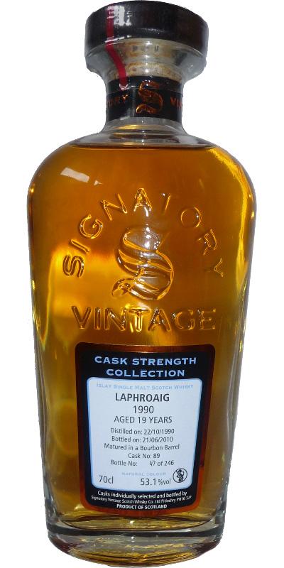 Laphroaig 1990 SV  Cask Strength Collection
