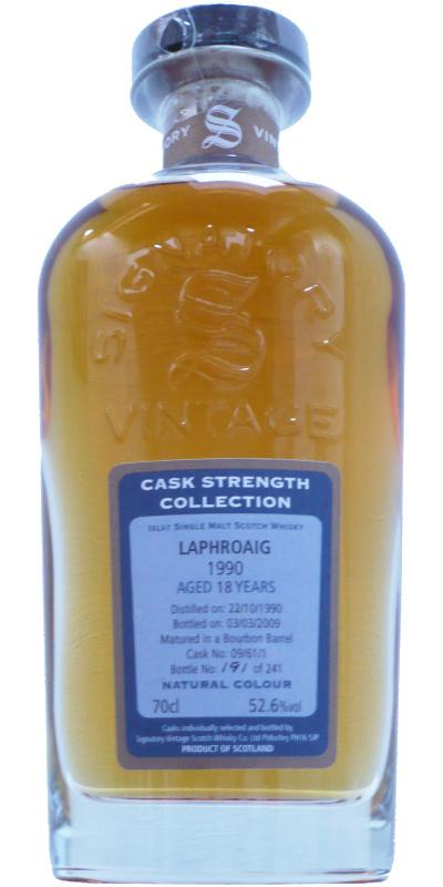 Laphroaig 1990 SV  Cask Strength Collection