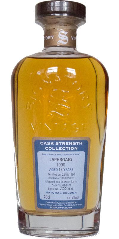 Laphroaig 1990 SV  Cask Strength Collection