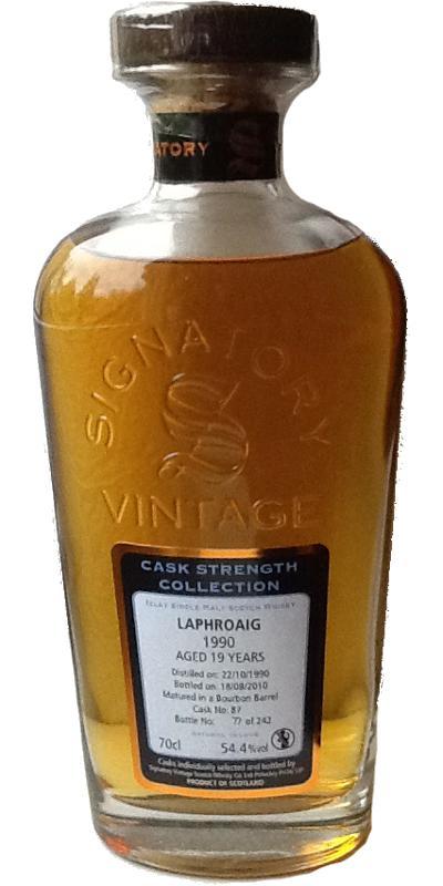 Laphroaig 1990 SV  Cask Strength Collection