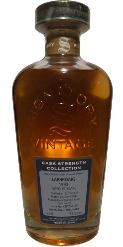 Laphroaig 1990 SV  Cask Strength Collection