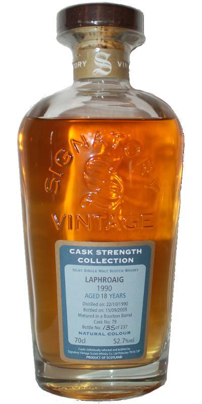 Laphroaig 1990 SV  Cask Strength Collection