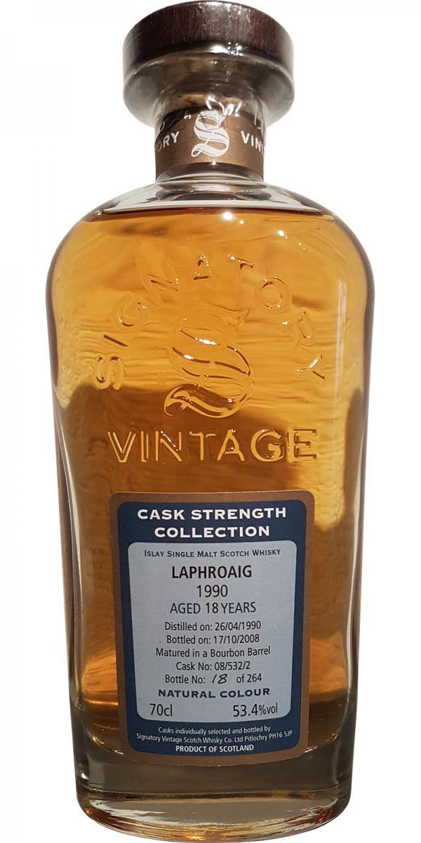 Laphroaig 1990 SV  Cask Strength Collection