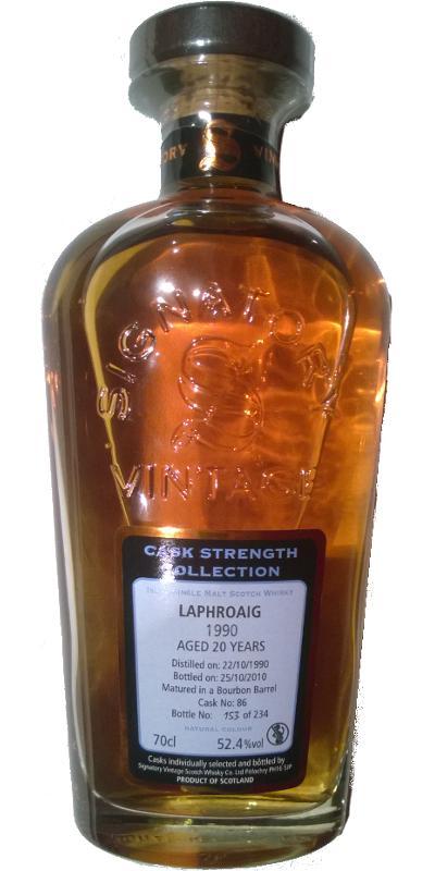 Laphroaig 1990 SV  Cask Strength Collection