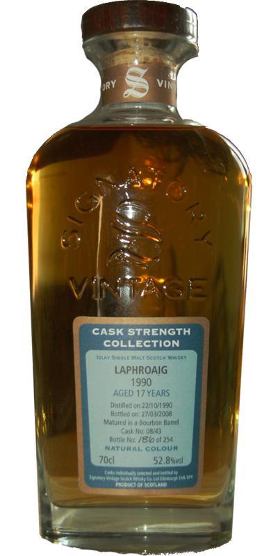 Laphroaig 1990 SV  Cask Strength Collection