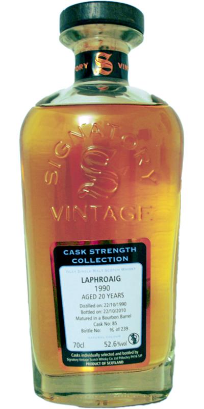 Laphroaig 1990 SV  Cask Strength Collection
