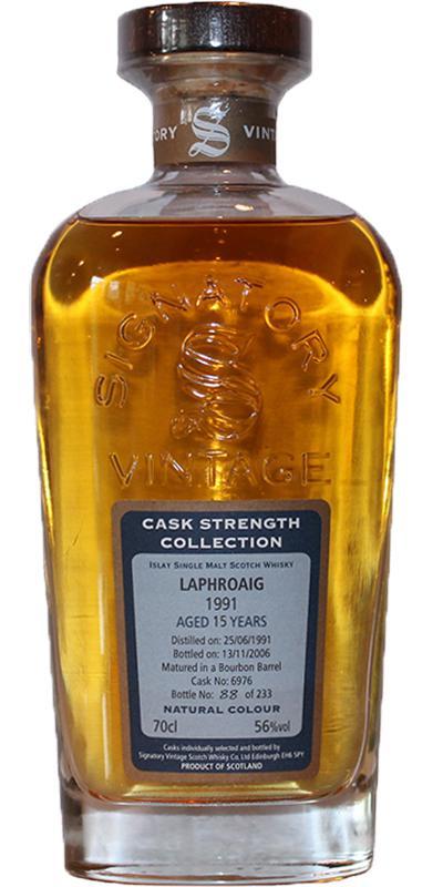 Laphroaig 1991 SV  Cask Strength Collection