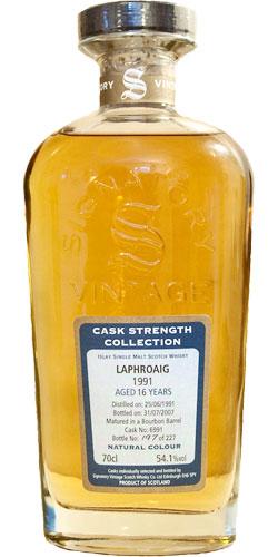Laphroaig 1991 SV  Cask Strength Collection
