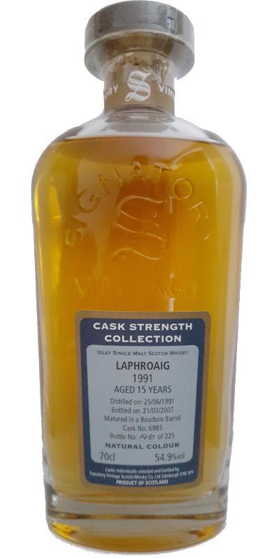 Laphroaig 1991 SV  Cask Strength Collection