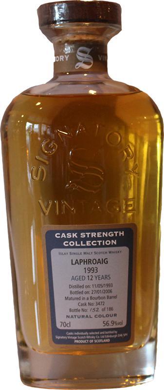Laphroaig 1993 SV  Cask Strength Collection