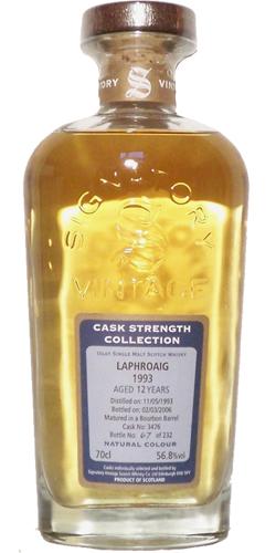 Laphroaig 1993 SV  Cask Strength Collection