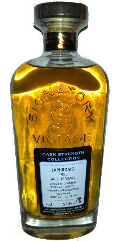 Laphroaig 1995 SV  Cask Strength Collection